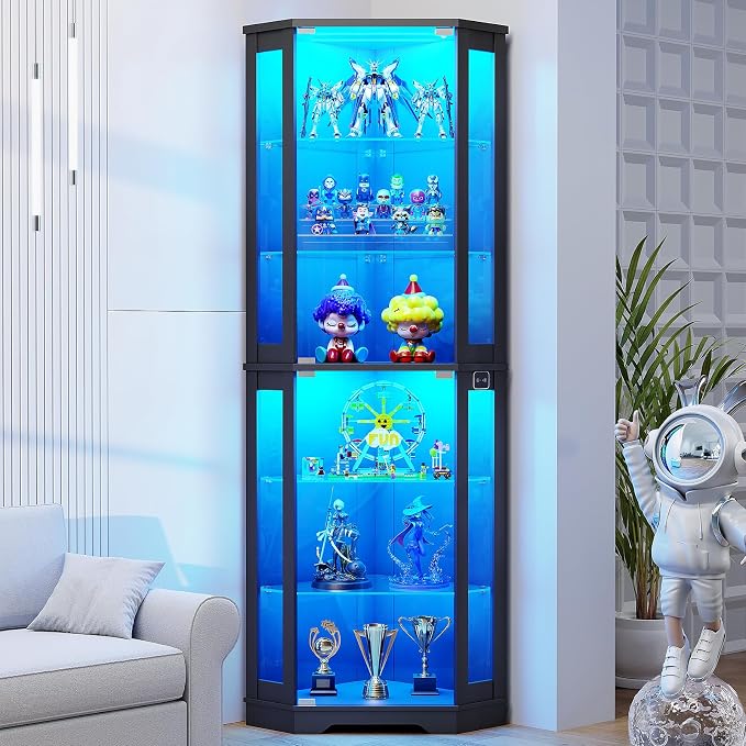 BROTTAR 71" Corner Display Cabinet by BROTTAR