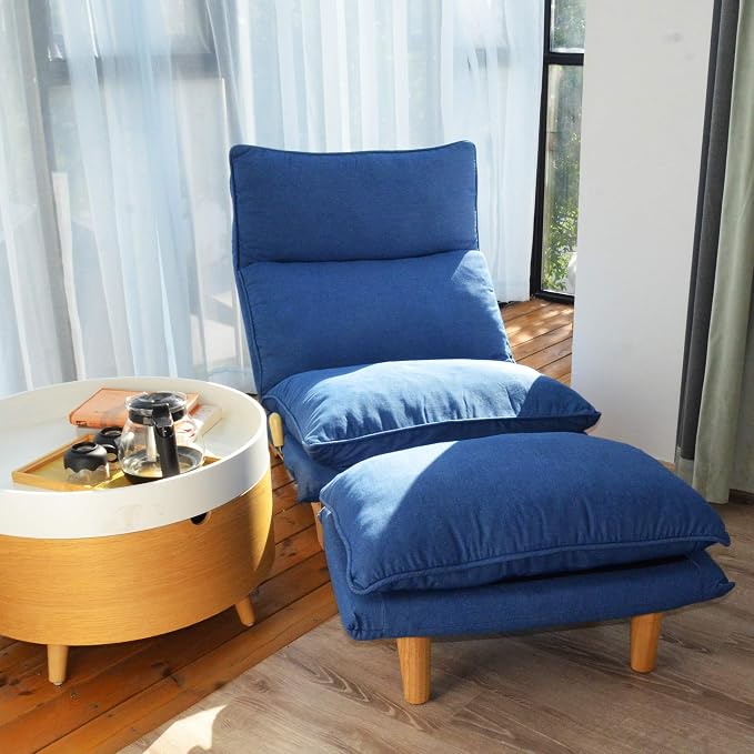 Floor Chair Single Lazy Sofa Leisure Balcony Reclining Japanese Tatami - Image 7