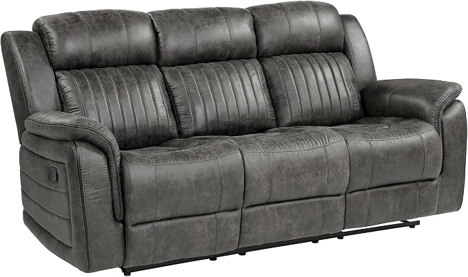 Lexicon Recliner Living Room Set, Home Theater Seating, Manual Polished - Image 6