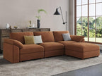 EASE MOOSE Sectional Modular Sofa, Oversized L Shape Sectional Couch Wide Deep - Image 4