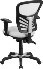 Flash Furniture Nicholas Mid-Back Swivel Office and Gaming Chair, Ergonomic - Image 5
