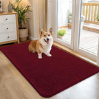 OLANLY Dog Door Mat for Muddy Paws 45x27, Super Absorbent Chenille Mud Mat | by OLANLY