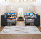 DICTAC Corner Twin Bed Frame - Image 9