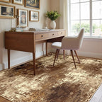 RELEANY Washable 4'x6' Abstract Area Rug - Image 3