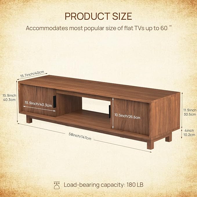 Alpen Mid Century Modern TV Stand - Image 5