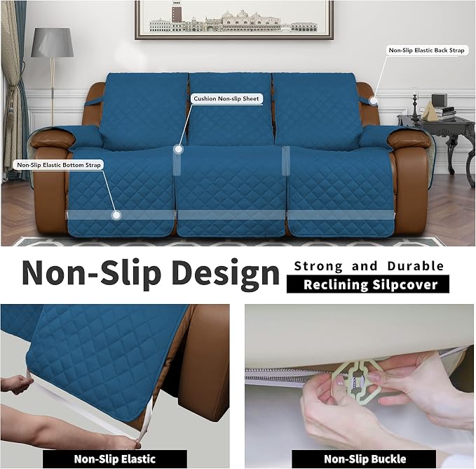 Easy-Going Recliner Sofa Cover, Reversible Couch Cover - Image 4