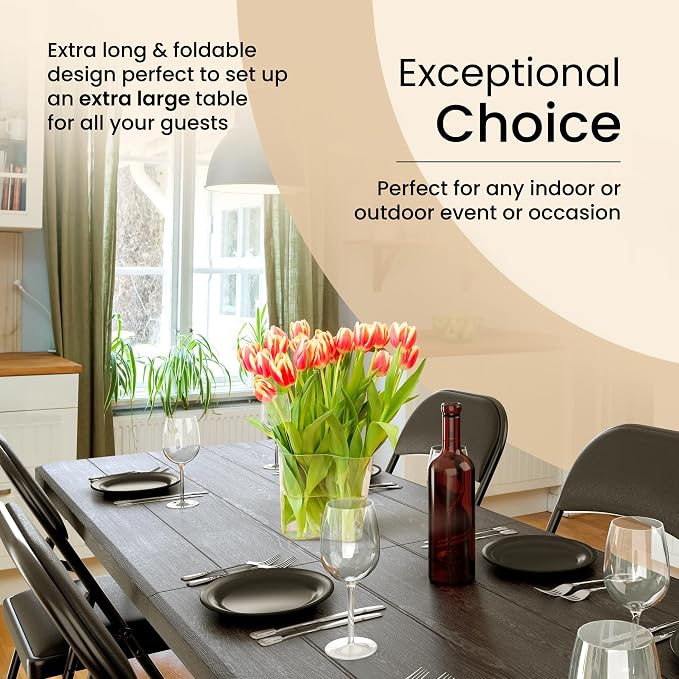 Our Modern Space 8 Feet Foldable Table - Image 4