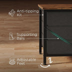 Huuger 9 Drawer Dresser, 47 Inch Dresser TV Stand - Image 7