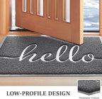 Door Mat Welcome Mat Floor Mat for Entryway, High Traffic Areas | Low Profile - Image 4