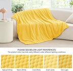 BEDELITE Light Yellow Throw Blanket - Image 8