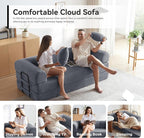 Sofa Bed, Corduroy Sleeper Sofa Bed - Image 8