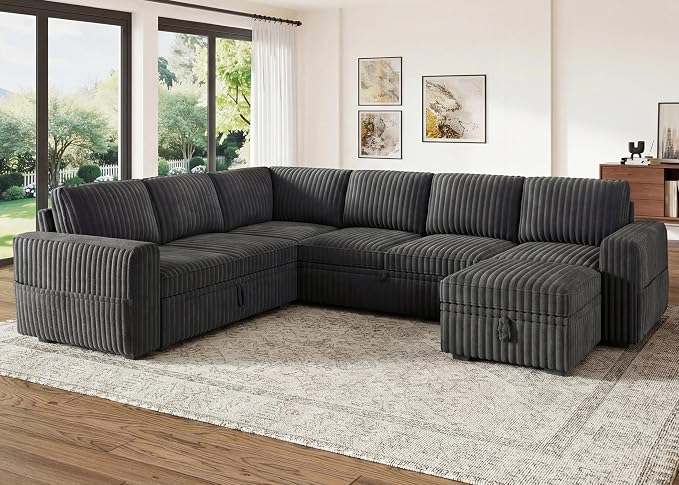 HONBAY Modular Sectional Sleeper Sofa - Image 8