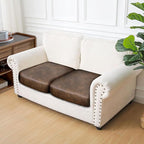 ANARACHON Leather Look Couch Cushion Covers Sofa Seat Slipcovers Sets Couches - Image 7