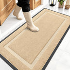 OLANLY Front Door Mat Outside 47x23, All-Season Heavy-Duty Rubber Doormat | by OLANLY