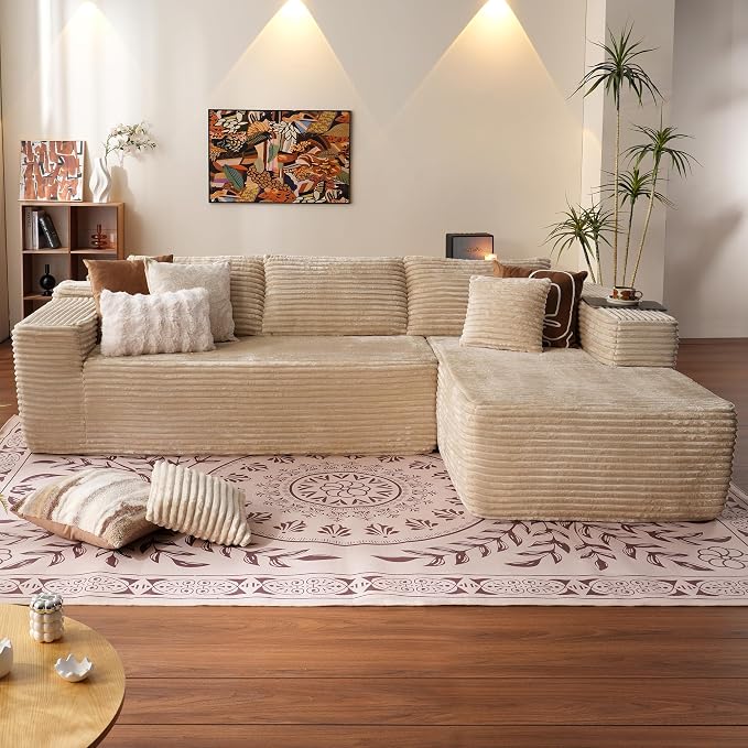 ovios 104" Cloud Boneless Couch by OVIOS