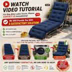 Chaise Lounge Cushion Outdoor, Waterproof Thick Patio Lounge Chair Cushion - Image 3