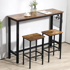 Finnhomy 52.7" Industrial Bar Table Set - Image 3
