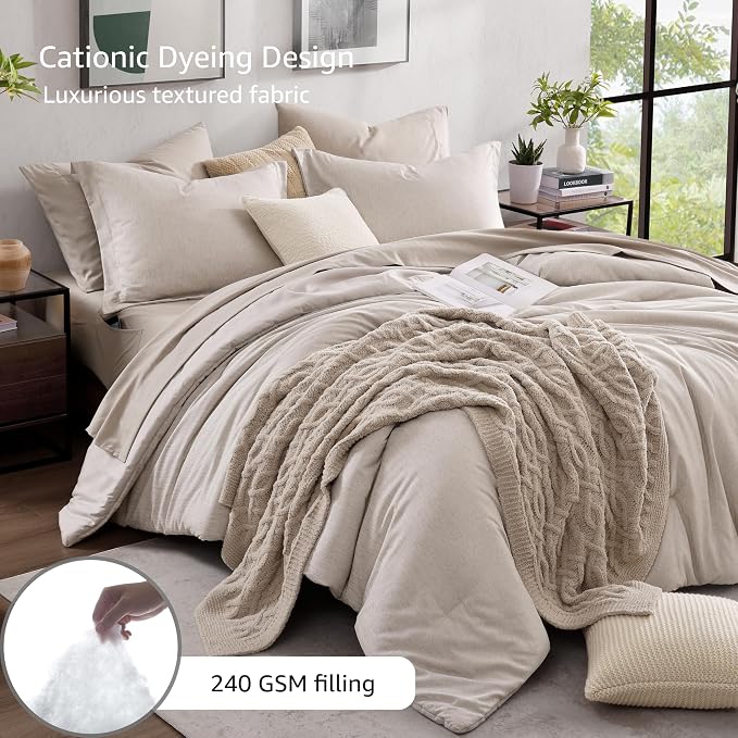 Monbix Oversized King Comforter Set - Image 3