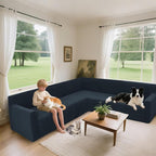 Arfntevss Stretch Sectional Couch Covers L Shaped Corner Sectional Sofa Cover - Image 2