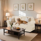 SUBRTEX 3 Pieces Stretch Sofa Slipcover Sets Couch Cover Sets Backrest Cushion - Image 8