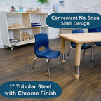 Children’s Factory MyPosture Plus 10" Chair, 2 Pack, Stackable Ergonomic - Image 4