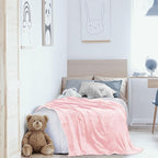 Utopia Bedding Ultra Soft Fleece Bed Blanket Twin Size Pink | Microfiber Plush - Image 9