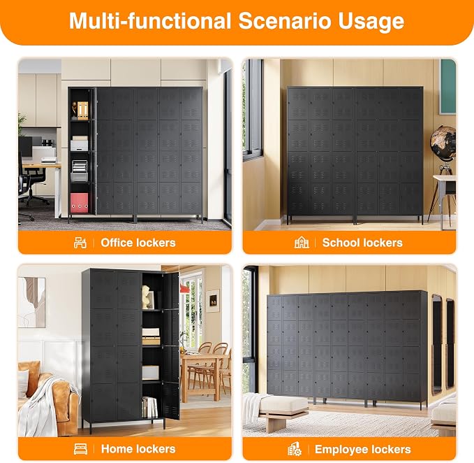 Metal Locker Storage Locker, Assemble Required - Image 7