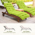 Waterproof Chaise Lounge Chair Cushions Outdoor 74.4 x 22 x 4.7 Inches - Image 6
