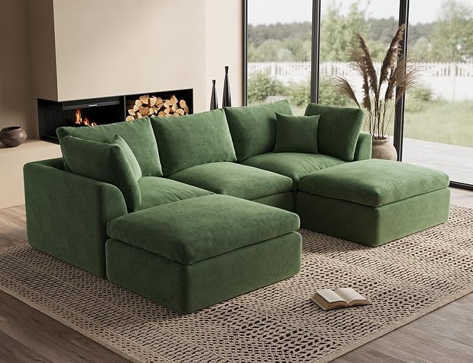 ohllob 110" Cloud Sectional Couches by Ohllob