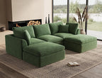 ohllob 110" Cloud Sectional Couches by Ohllob