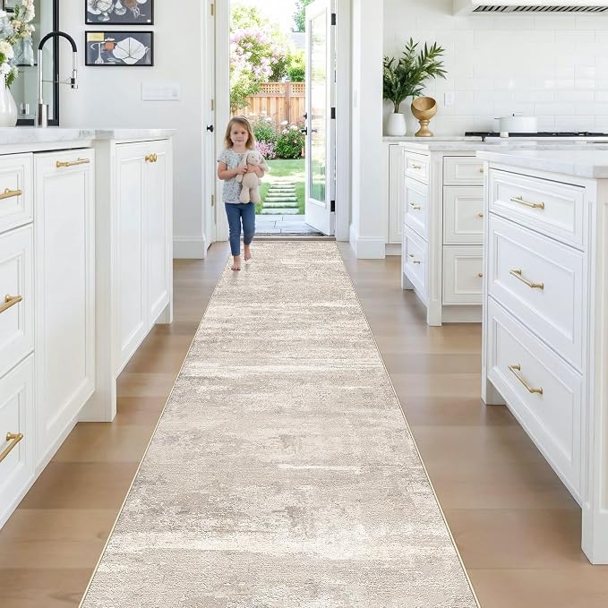 Washable Kitchen Runner Rug 2'6x12 - Image 3