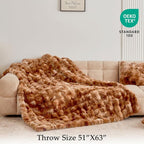 BENVWE Faux Fur Throw Blanket for Couch - Image 2