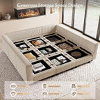 Belffin 9 Seats Modular Sectional Sofa - Image 3