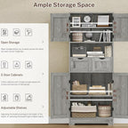 Iwell Tall Storage Cabinet - Image 4