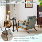 VINGLI Upgraded Premium Corduroy Accent Chair, Upholstered Arm Chair, Solid - Image 5