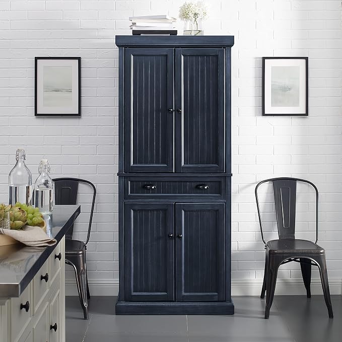 Crosley Furniture Seaside Coastal Pantry Storage Cabinet - Image 7