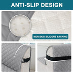 Turquoize 100% Waterproof Futon Cover Futon Slipcover Washable Armless Sofa Bed - Image 4