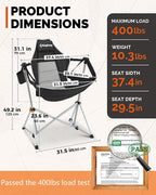 KingCamp Hammock Camping Chair, Swinging Portable Camp Chairs - Image 3
