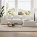 Novilla 106" Modular Sectional Sofa, Modern Cloud Sectional Couch by Novilla