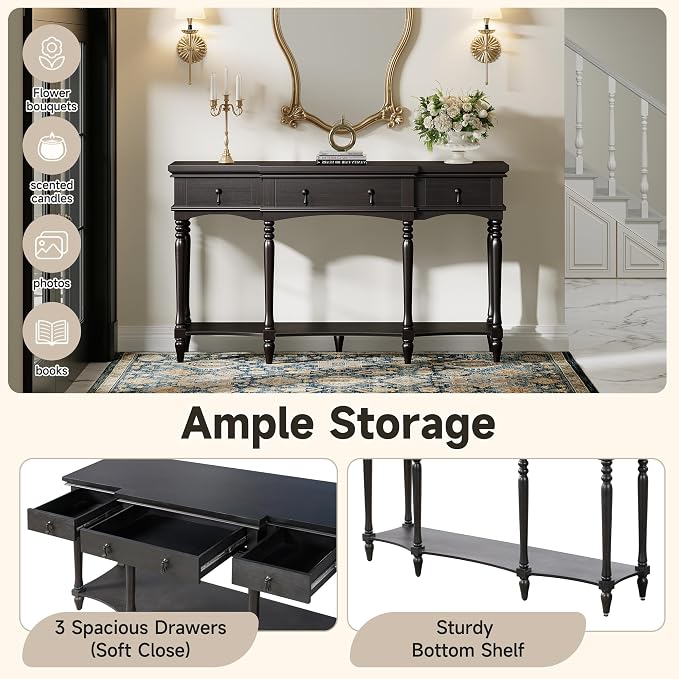 Traditional Retro Console Table - Image 6