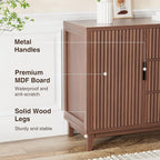 47.2" W Storage Cabinet with 3 Drawers, Fluted Buffet Cabinet with Storage - Image 5