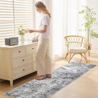 UERMEI 2x6 Washable Runner Rug for Hallway, Non Slip Low Pile Kitchen Carpet - Image 4