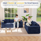 MAXYOYO 79" Oversized Boneless Loveseat Sofa Couch - Image 5