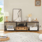 VECELO TV Stand with Power Outlets - Image 5