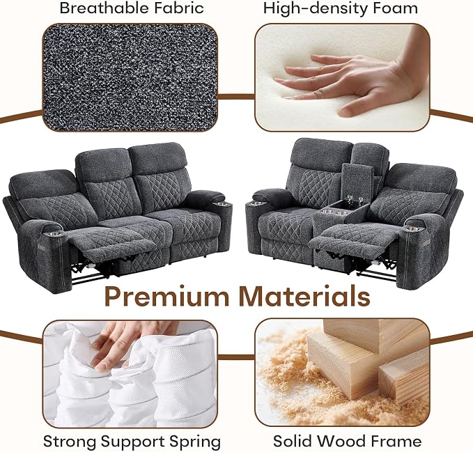 HAOMARKETS Power Recliner Chair Set of 2 - Image 7
