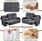 HAOMARKETS Power Recliner Chair Set of 2 - Image 7