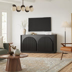 WIN2WIN 65" Fluted Sideboard Buffet Cabinet - Image 7
