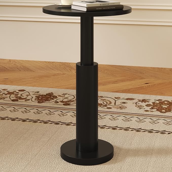 LAATOOREE Small Round Side Tables Set of 2, Drink Tables, Accent Coffee Tables - Image 6