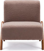 Oversized Accent Chair, upholstered armless mid Century Modern Living Room Chair - Image 8