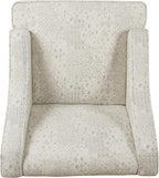 Homepop Home Decor | Upholstered Classic Swoop Arm Accent Chair | Accent Chairs - Image 7